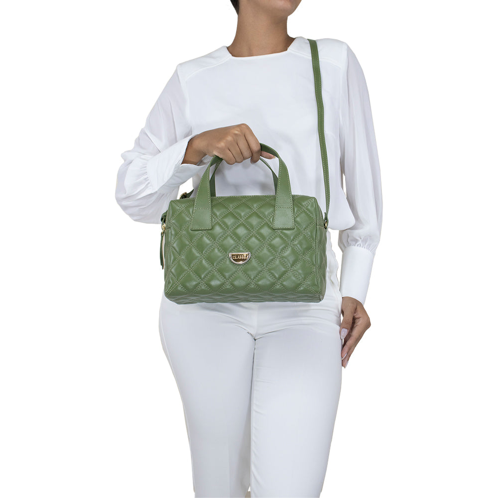Bolsa de Couro Camera Bag Cris - Grama