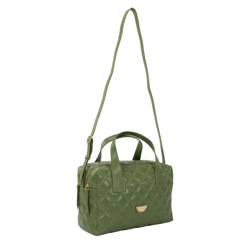 Bolsa de Couro Camera Bag Cris - Grama