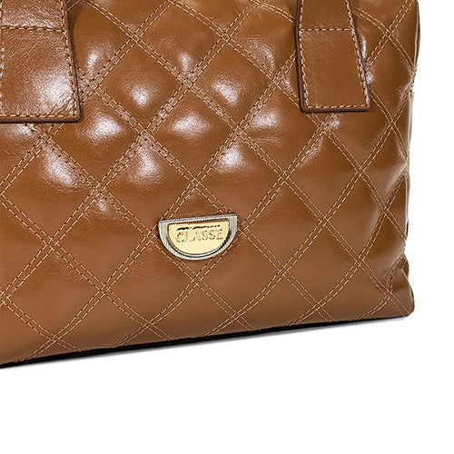Bolsa de Couro Camera Bag Cris - Nocciola
