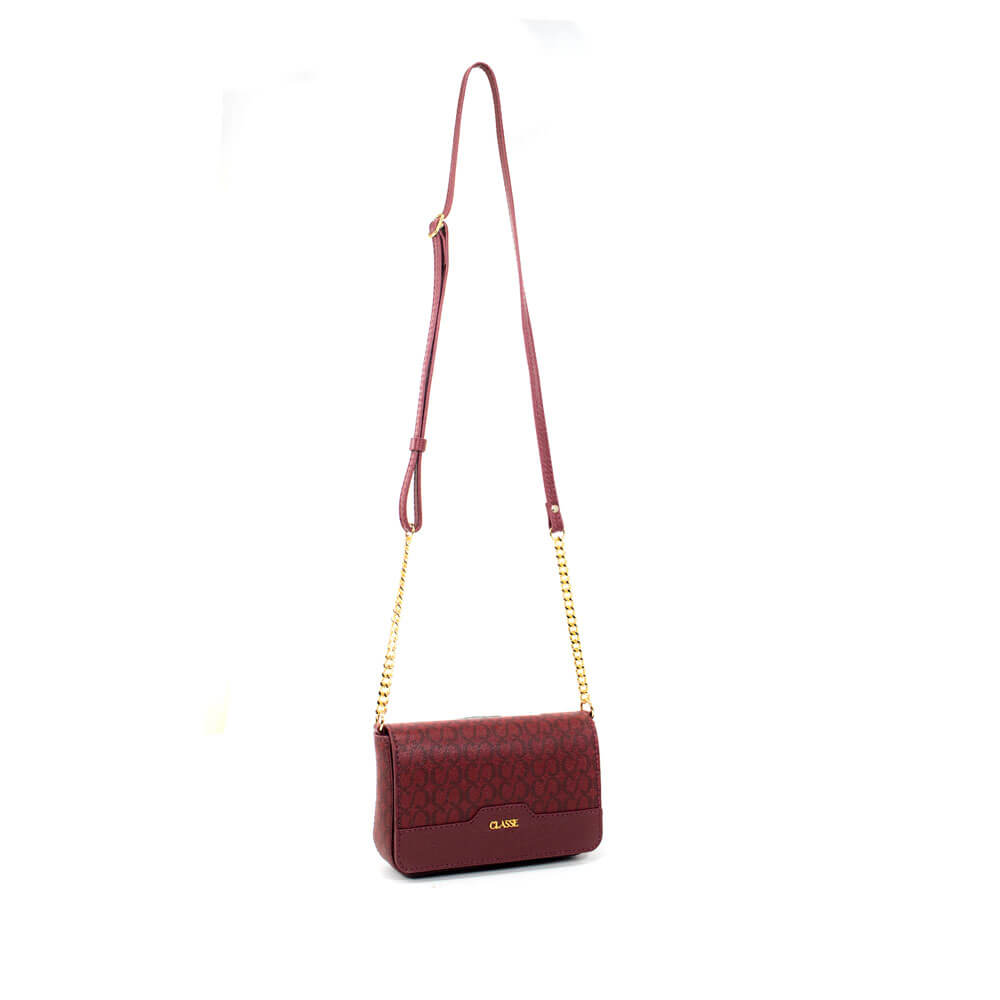 Bolsa Feminina Canvas Tiracolo Helo - Ruby