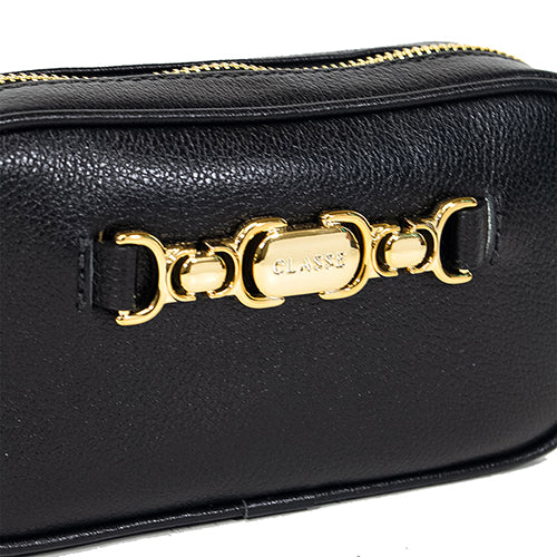 Bolsa de Couro Camera Bag Belle - Preto
