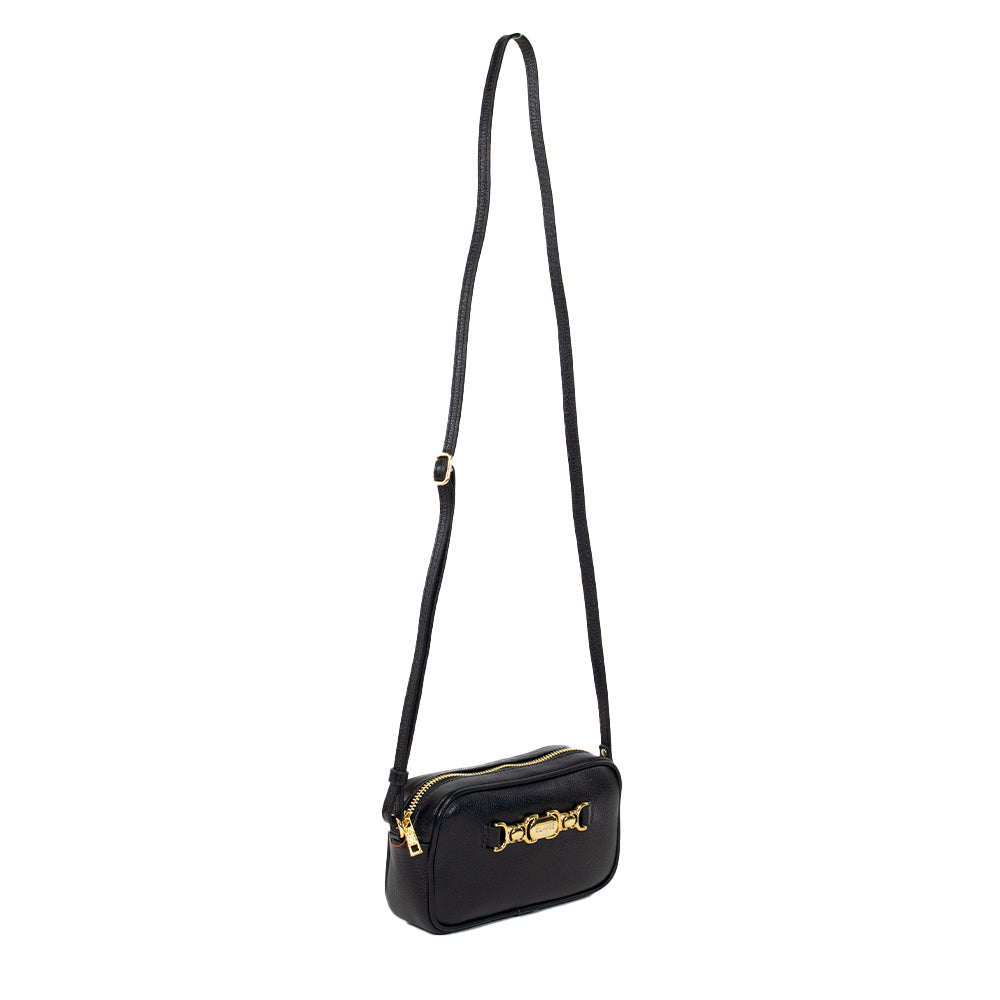 Bolsa de Couro Camera Bag Belle - Preto