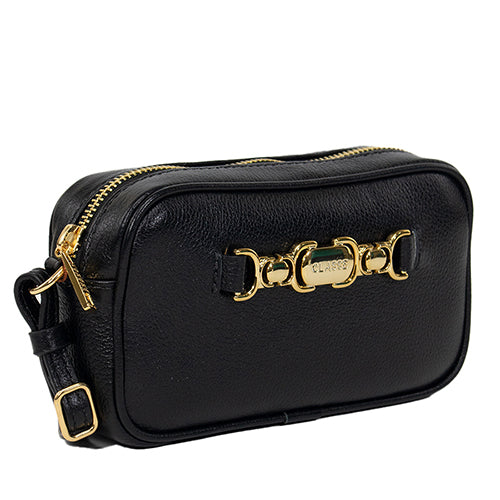 Bolsa de Couro Camera Bag Belle - Preto