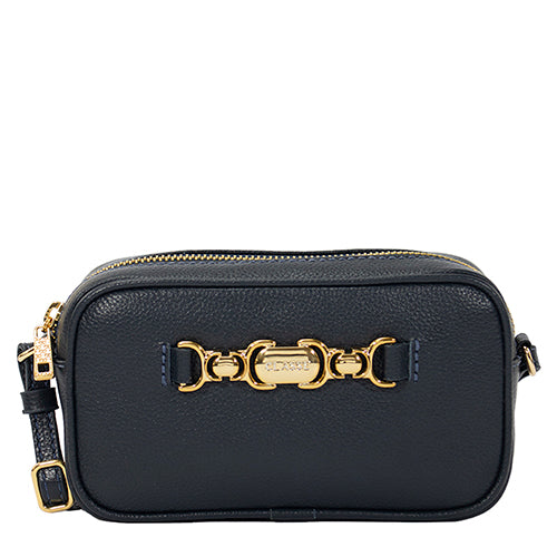 Bolsa de Couro Camera Bag Belle - Marinho