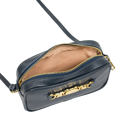 Bolsa de Couro Camera Bag Belle - Marinho