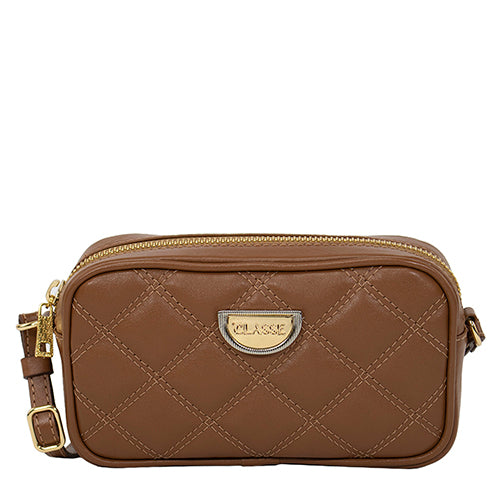 Bolsa de Couro Camera Bag Maia - Nocciola