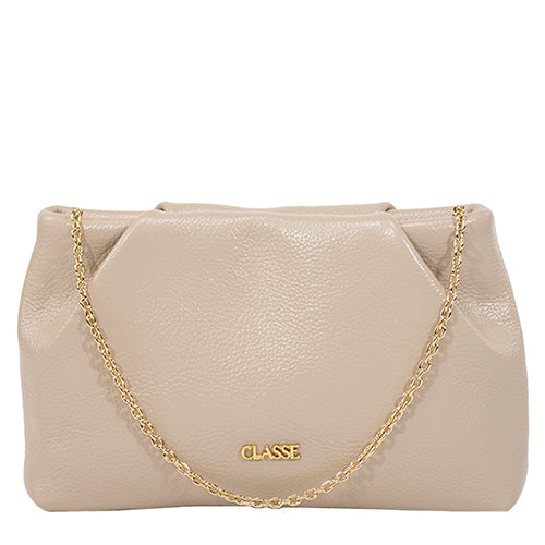 Bolsa de Couro Crossbody Tati - Creme