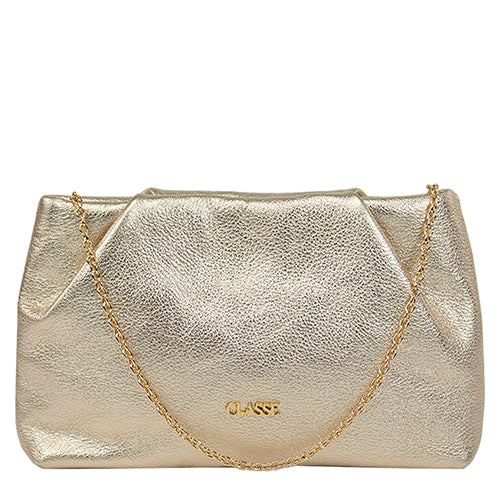 Bolsa de Couro Crossbody Tati - Ouro