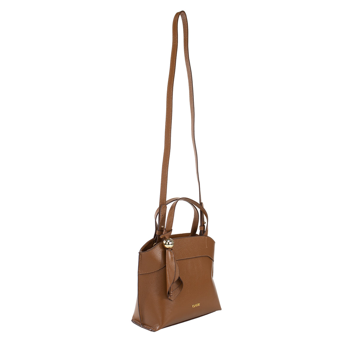 Bolsa de Couro Tote Flora - Nocciola