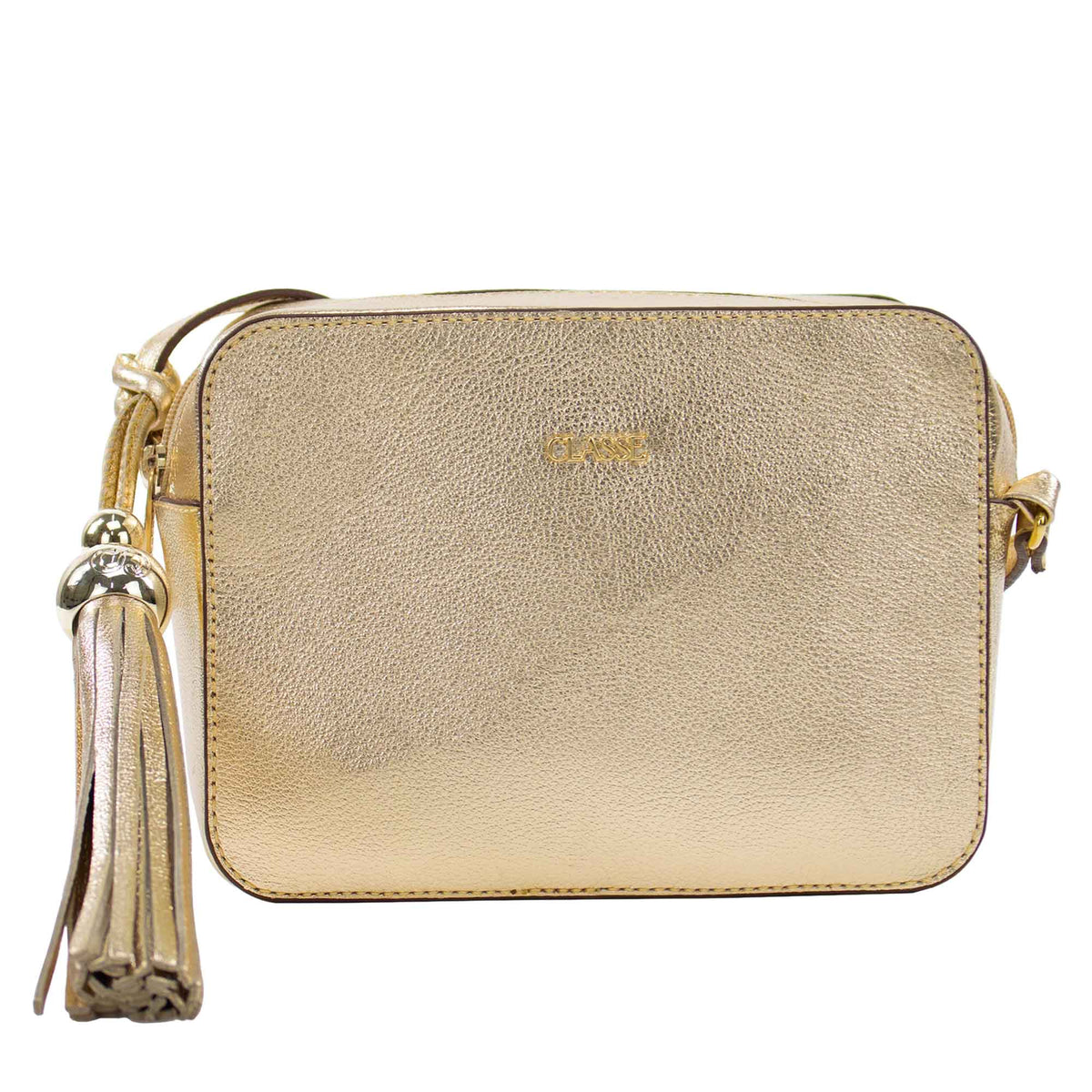 Bolsa de Couro Camera Bag Fendi - Ouro