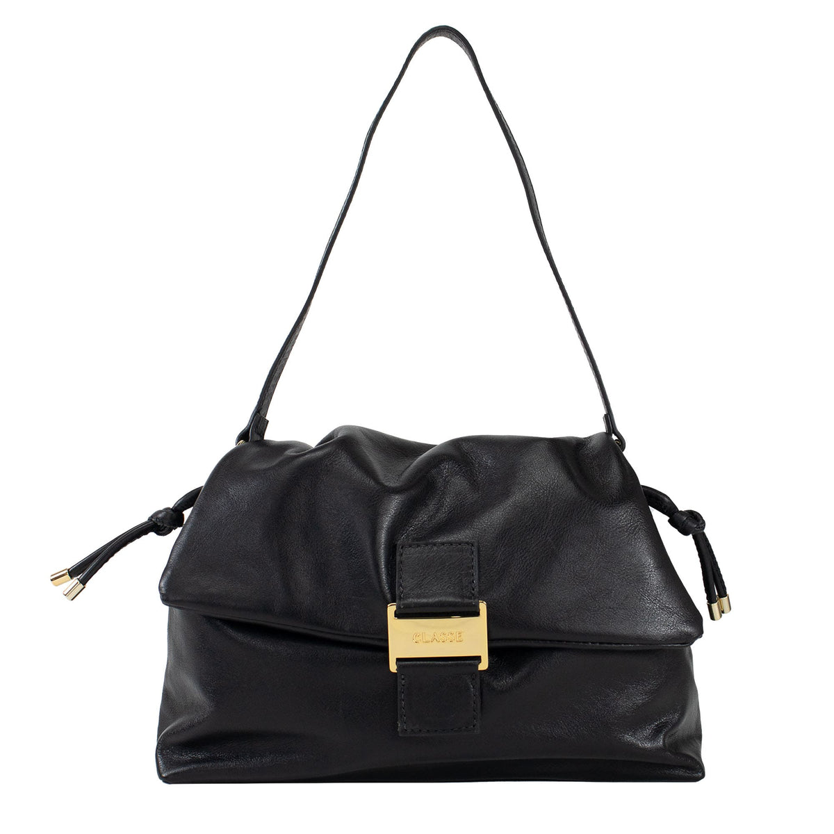 Bolsa de Couro Tiracolo Alice - Preto