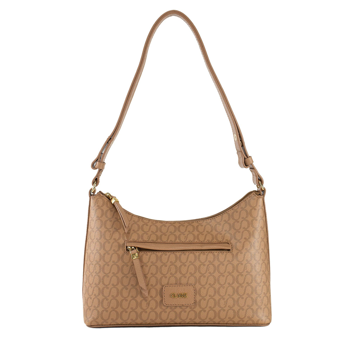 Bolsa Crossbody Canvas Becca - Tan/Tan