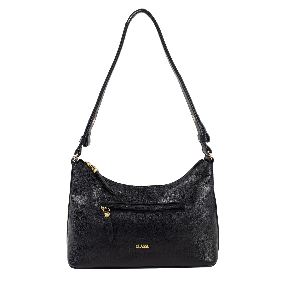 Bolsa Crossbody de Couro Becca - Preto