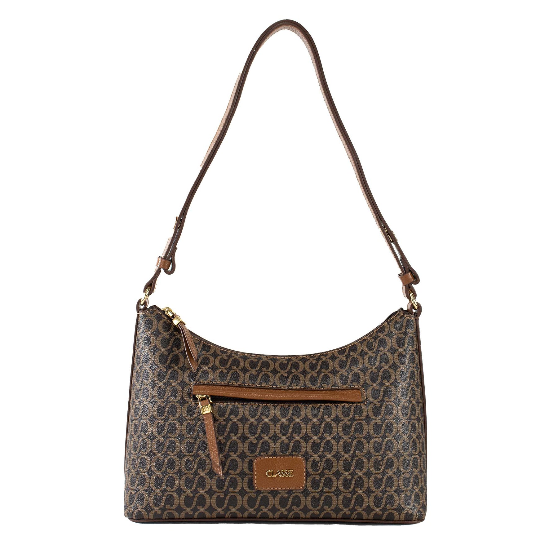 Bolsa Crossbody Canvas Becca - Marrom/Nocciola