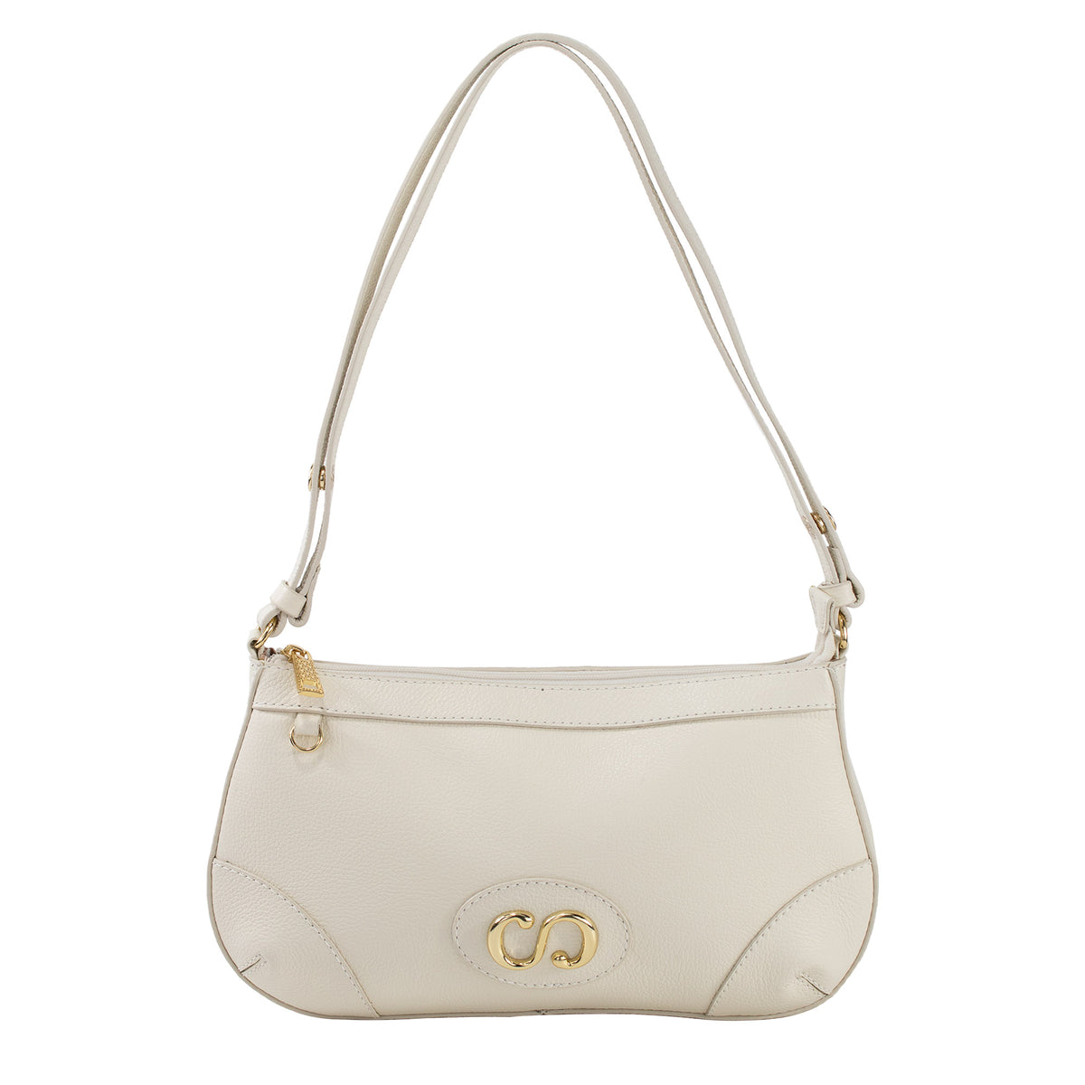Bolsa Crossbody de Couro Maiorca - Off White