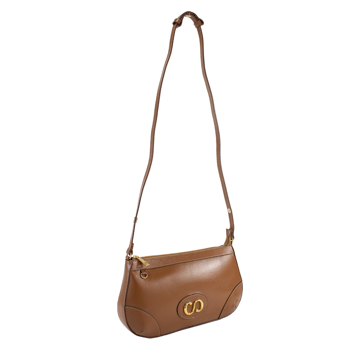 Bolsa Crossbody de Couro Maiorca - Nocciola