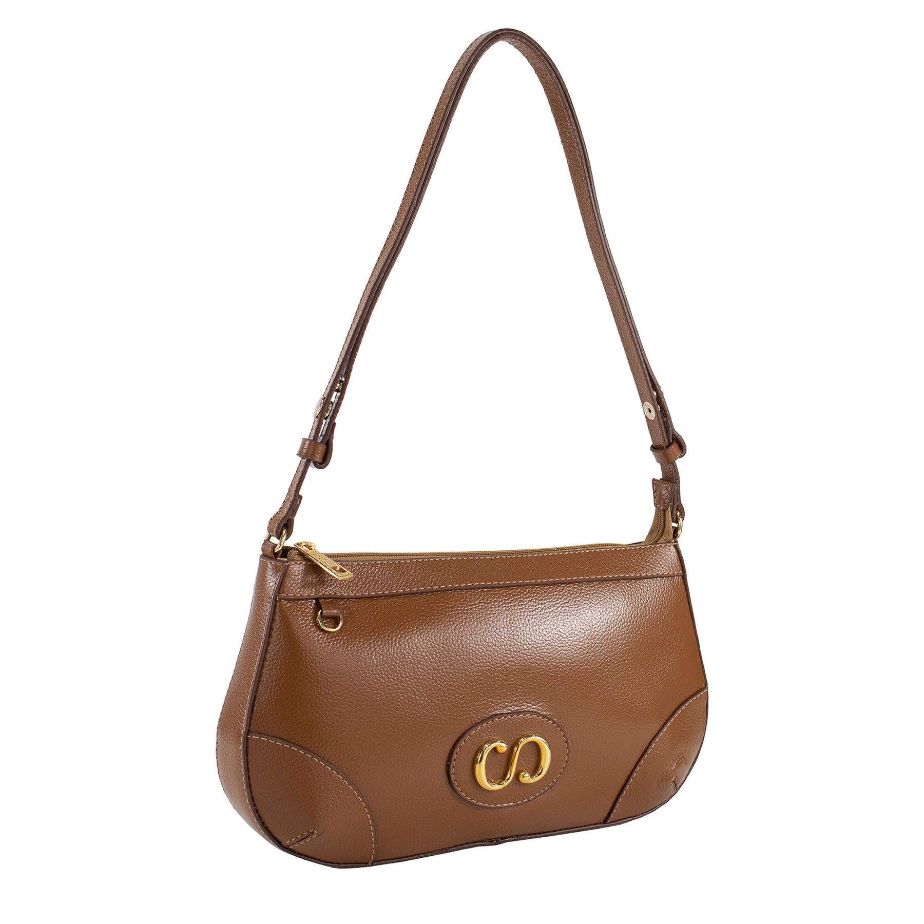 Bolsa Crossbody de Couro Maiorca - Nocciola