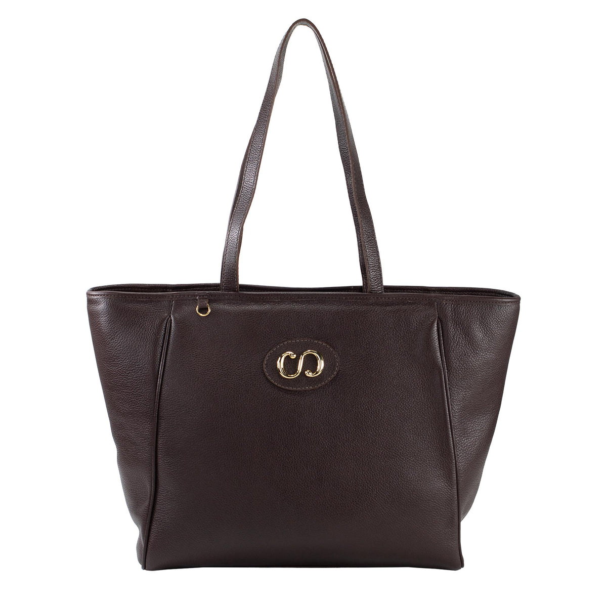 Bolsa Shopping Bag de couro Maiorca - Chocolate
