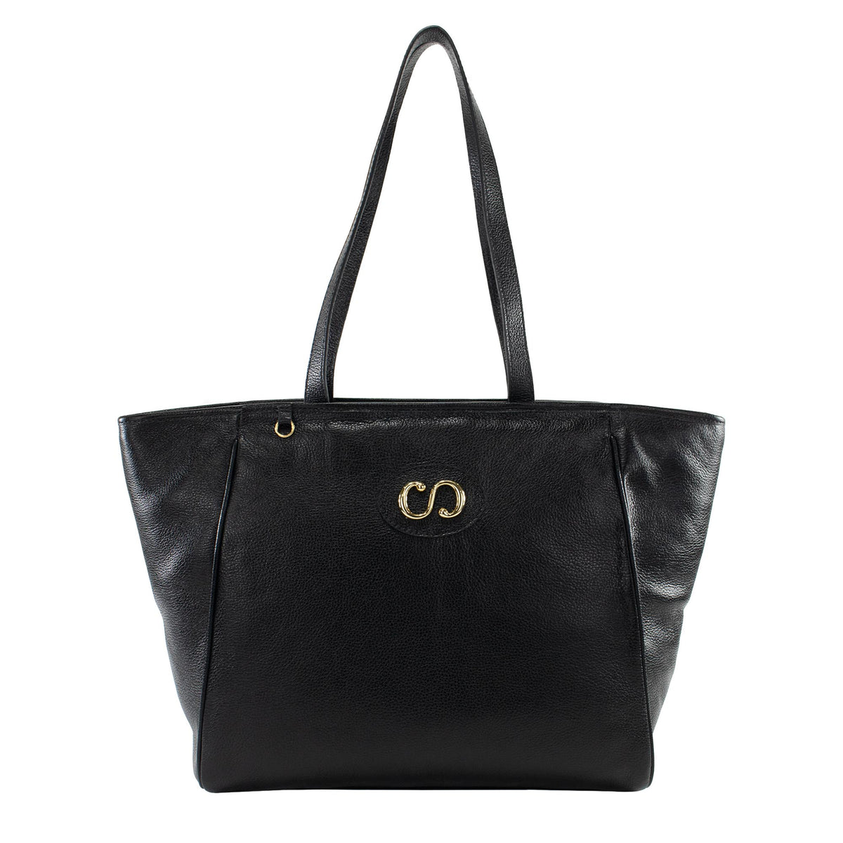 Bolsa Shopping Bag de couro Maiorca - Preto