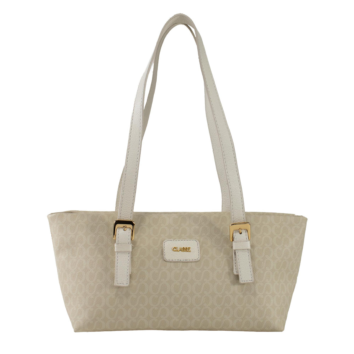 Bolsa de Ombro Canvas Becca - Creme/Off White