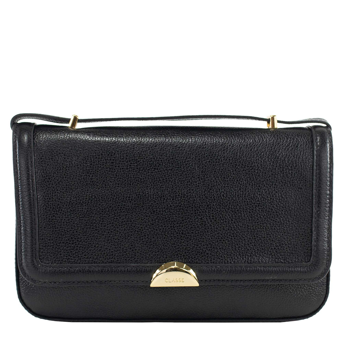 Bolsa de Couro Tiracolo Lídia - Preto