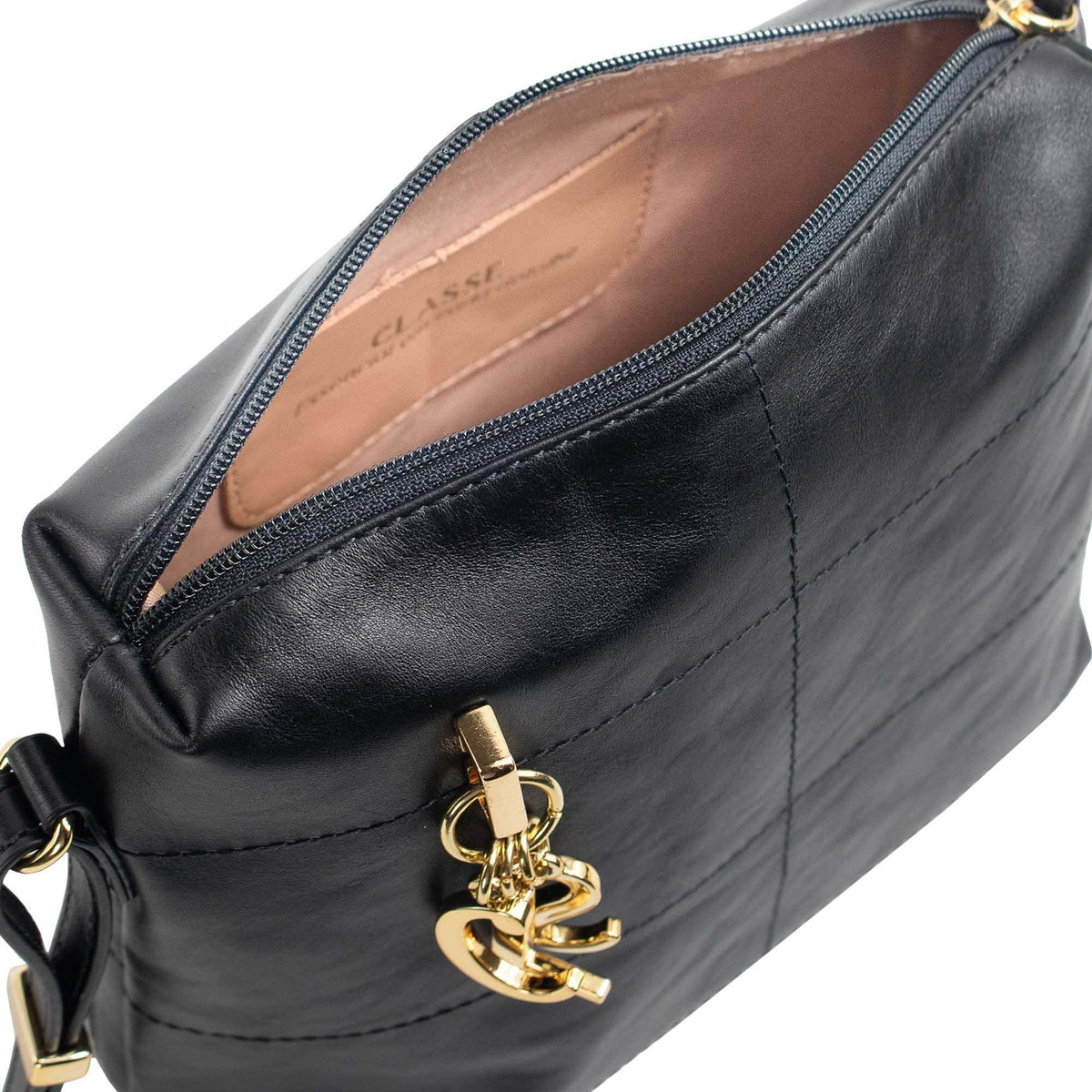 Bolsa Crossbody de Couro Diva