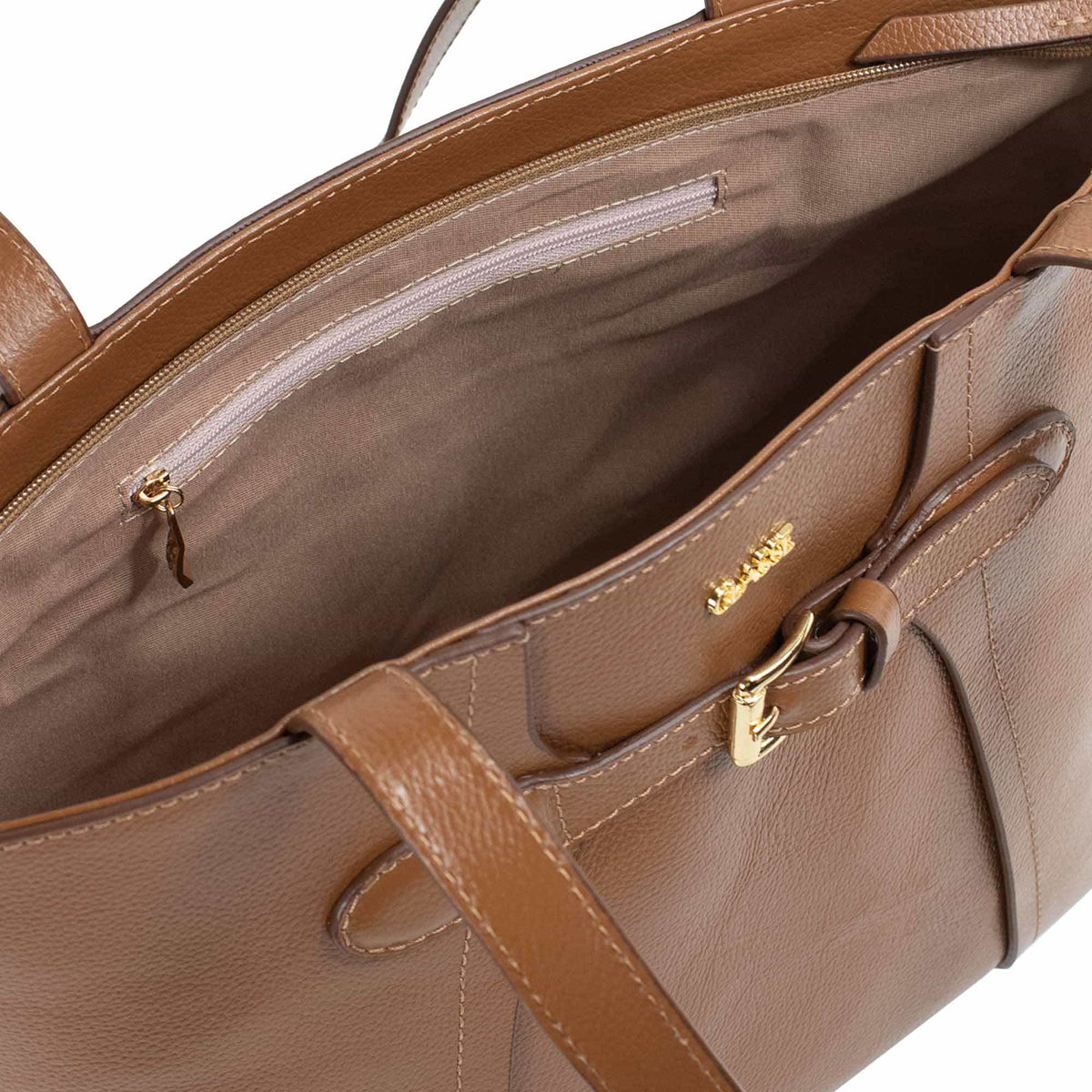 Bolsa Shopping Bag de Couro Sorelle