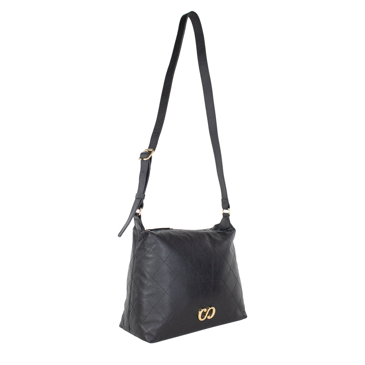 Bolsa de Couro Crossbody Belle