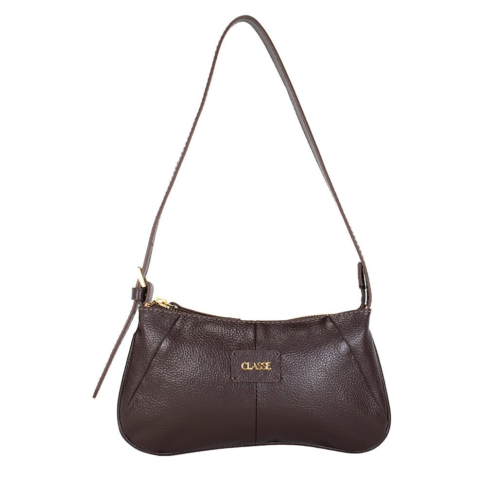 Bolsa de Ombro de Couro Lina