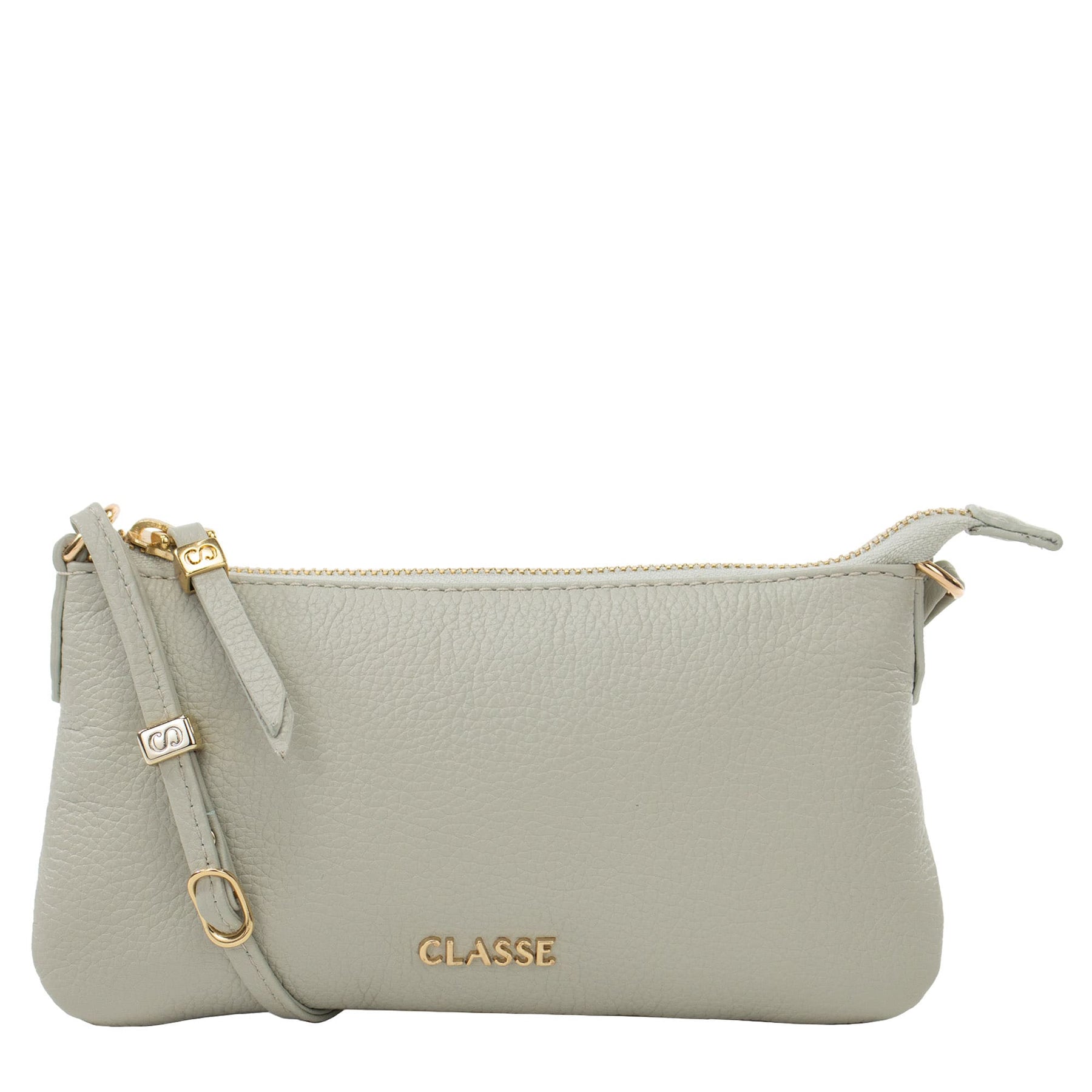 Bolsa de Couro Crossbody Hit - Floater Verde Pastel