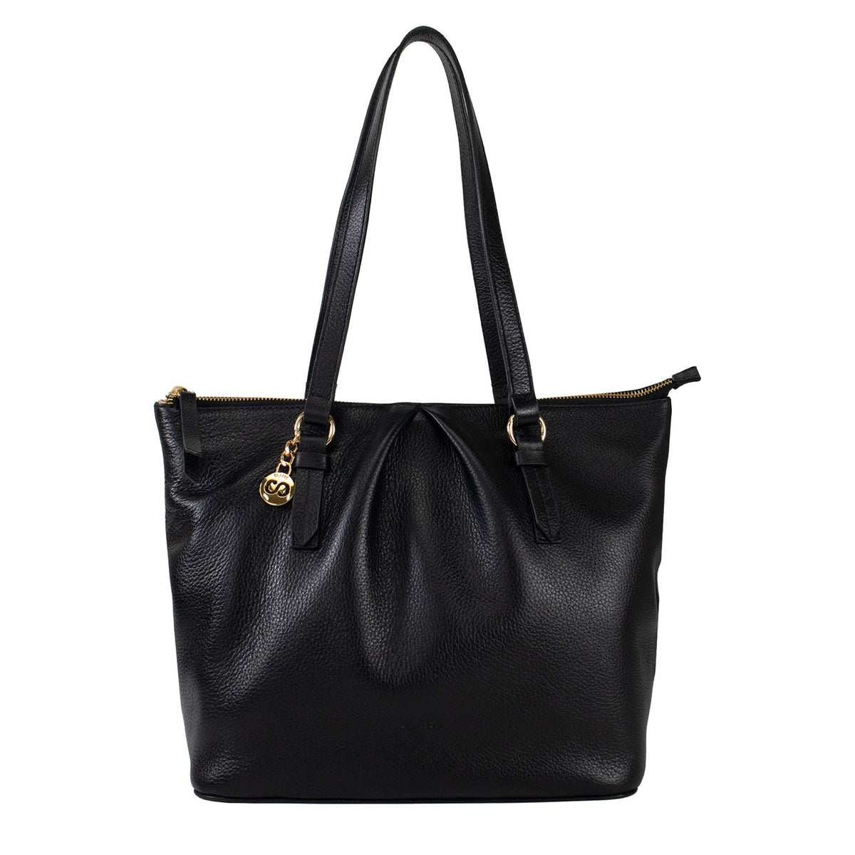Bolsa de Couro Shopping Bag Bella - Floater Preto