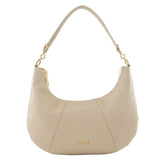 Bolsa de Couro Hobo Bag Adele -Big Floater Creme