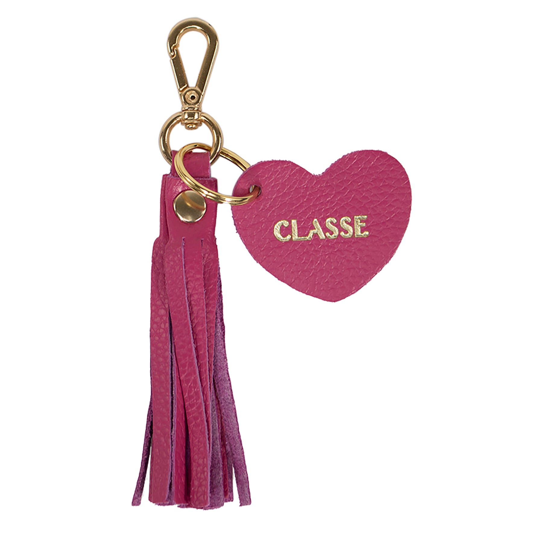 Chaveiro Feminino de Couro Coração Classe