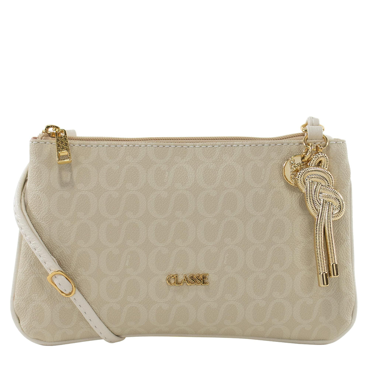 Bolsa Crossbody Canvas - Creme/Off White