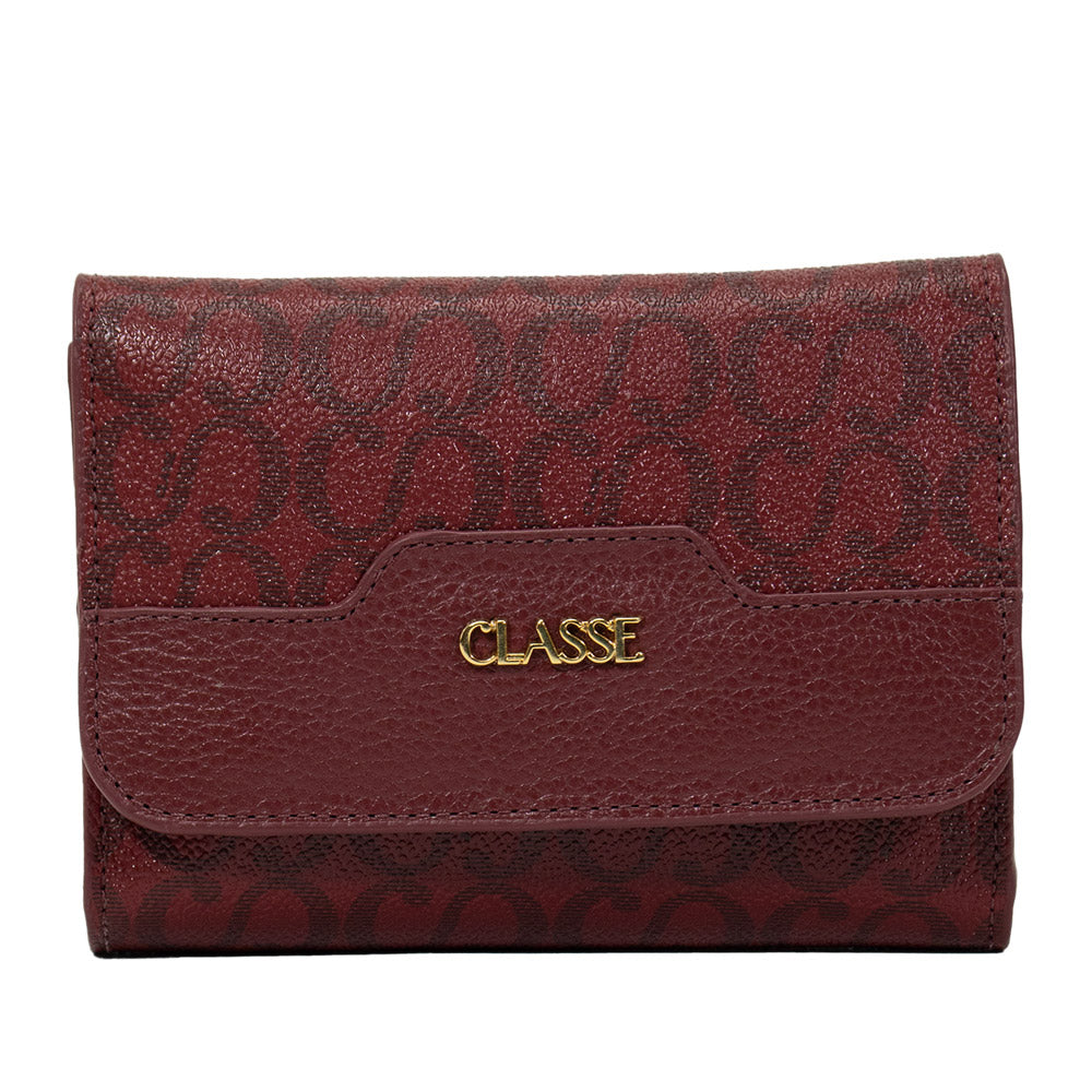 Carteira Feminina Canvas com Tampa