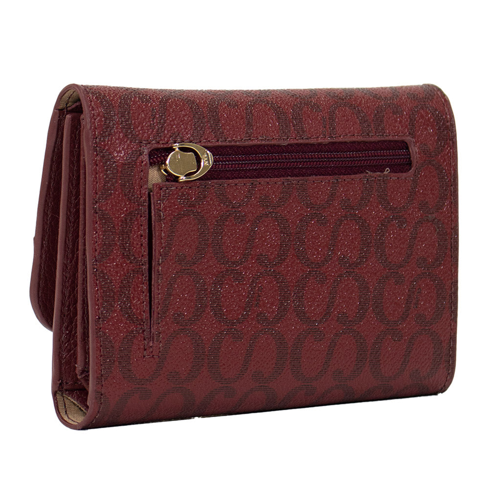 Carteira Feminina Canvas com Tampa