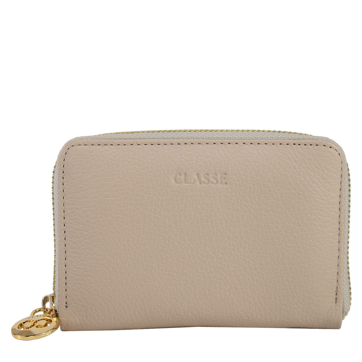 Carteira de Couro Feminina com Zíper