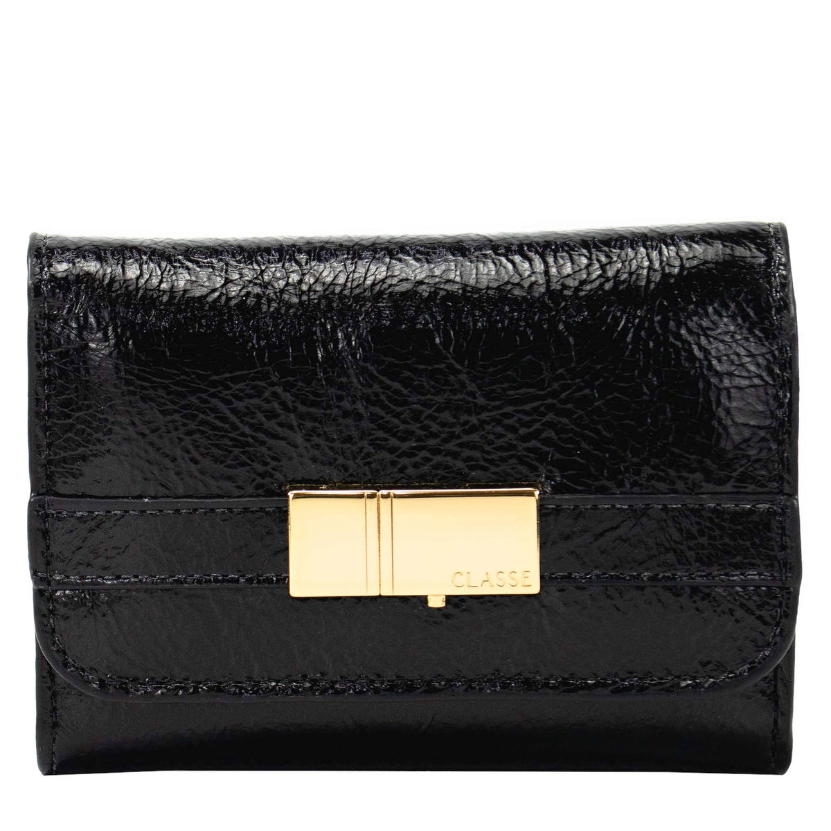 Carteira de Couro Feminina com Tampa Jade