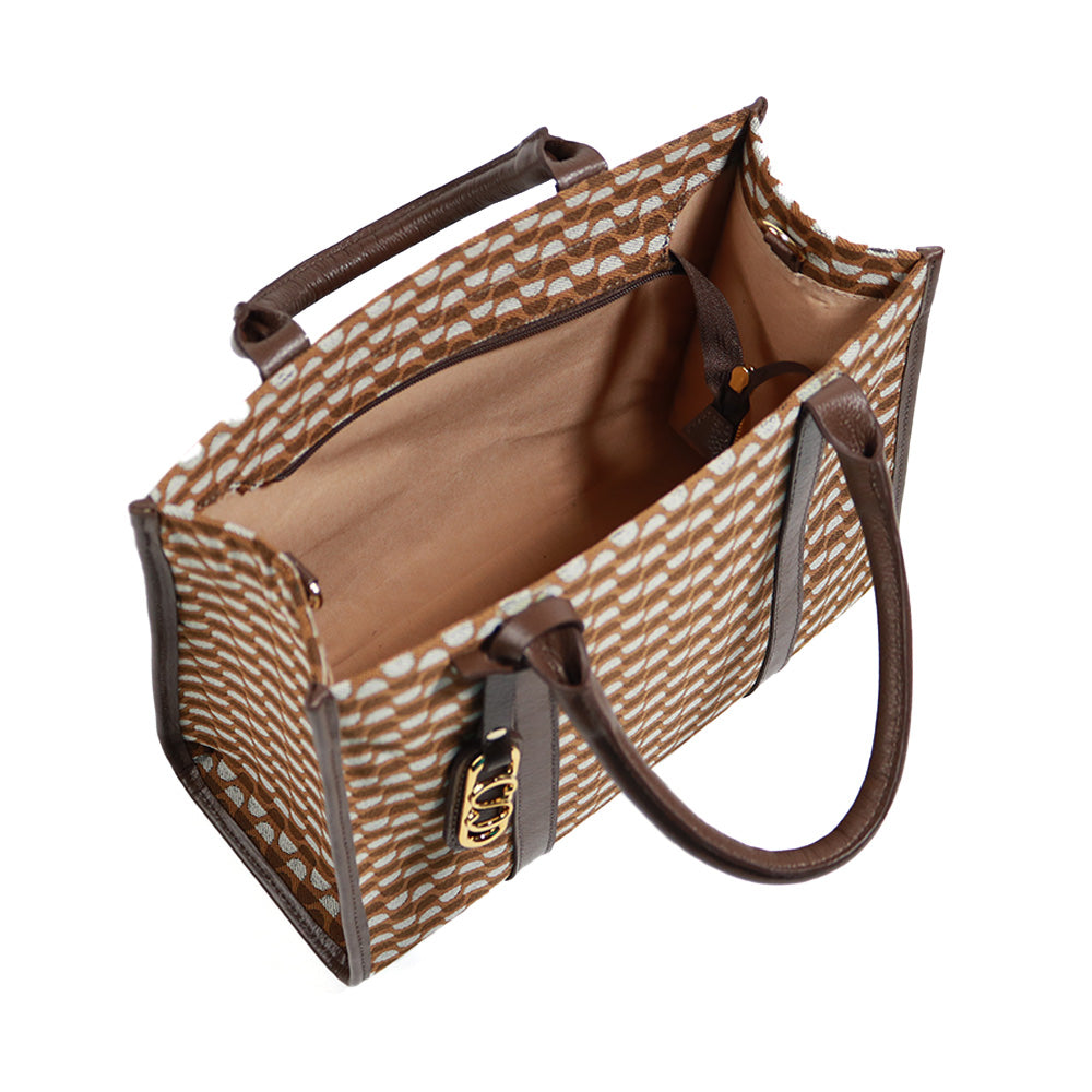 Bolsa Tote Mileide - Nocciola/Brow