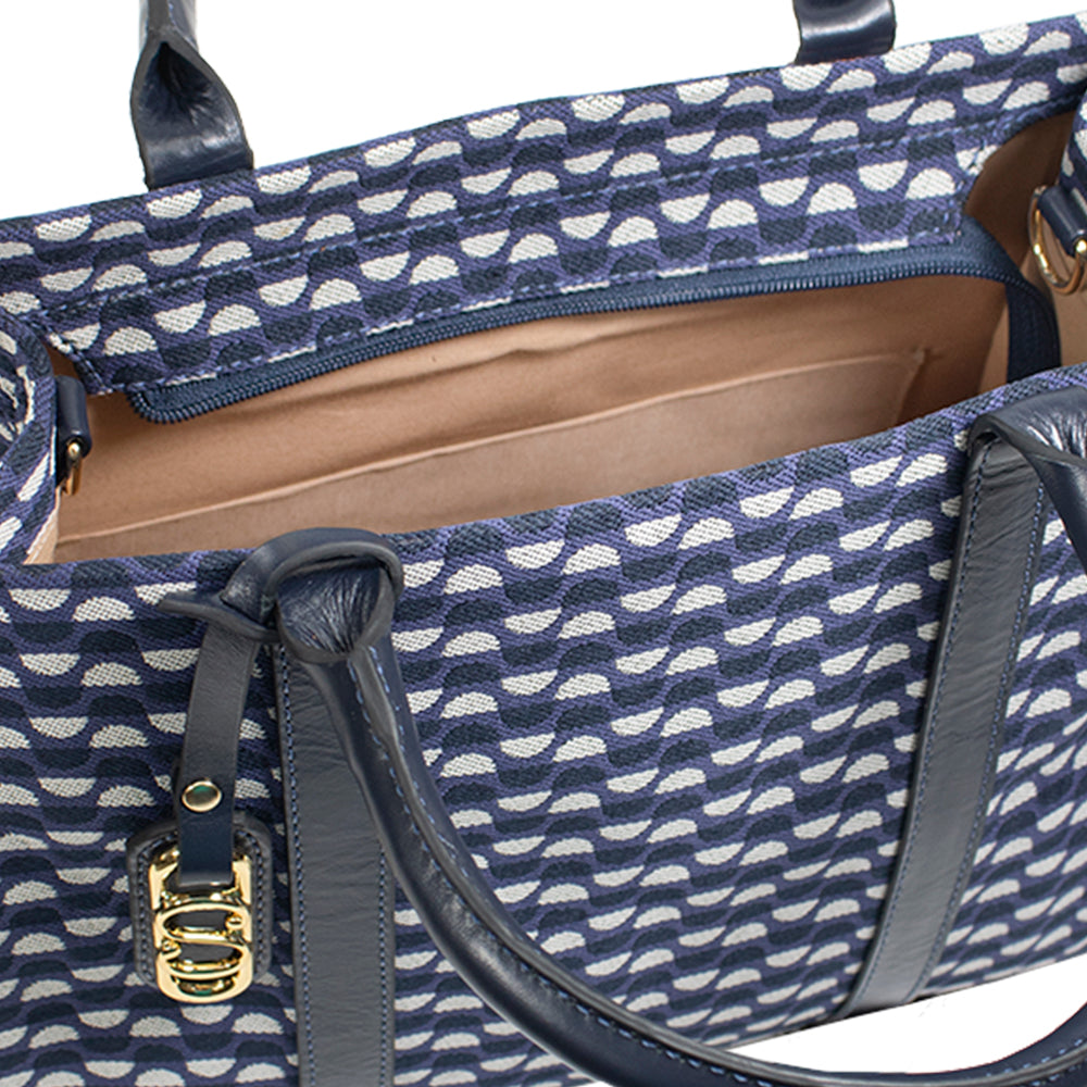 Bolsa Tote Mileide - Marinho/Onix