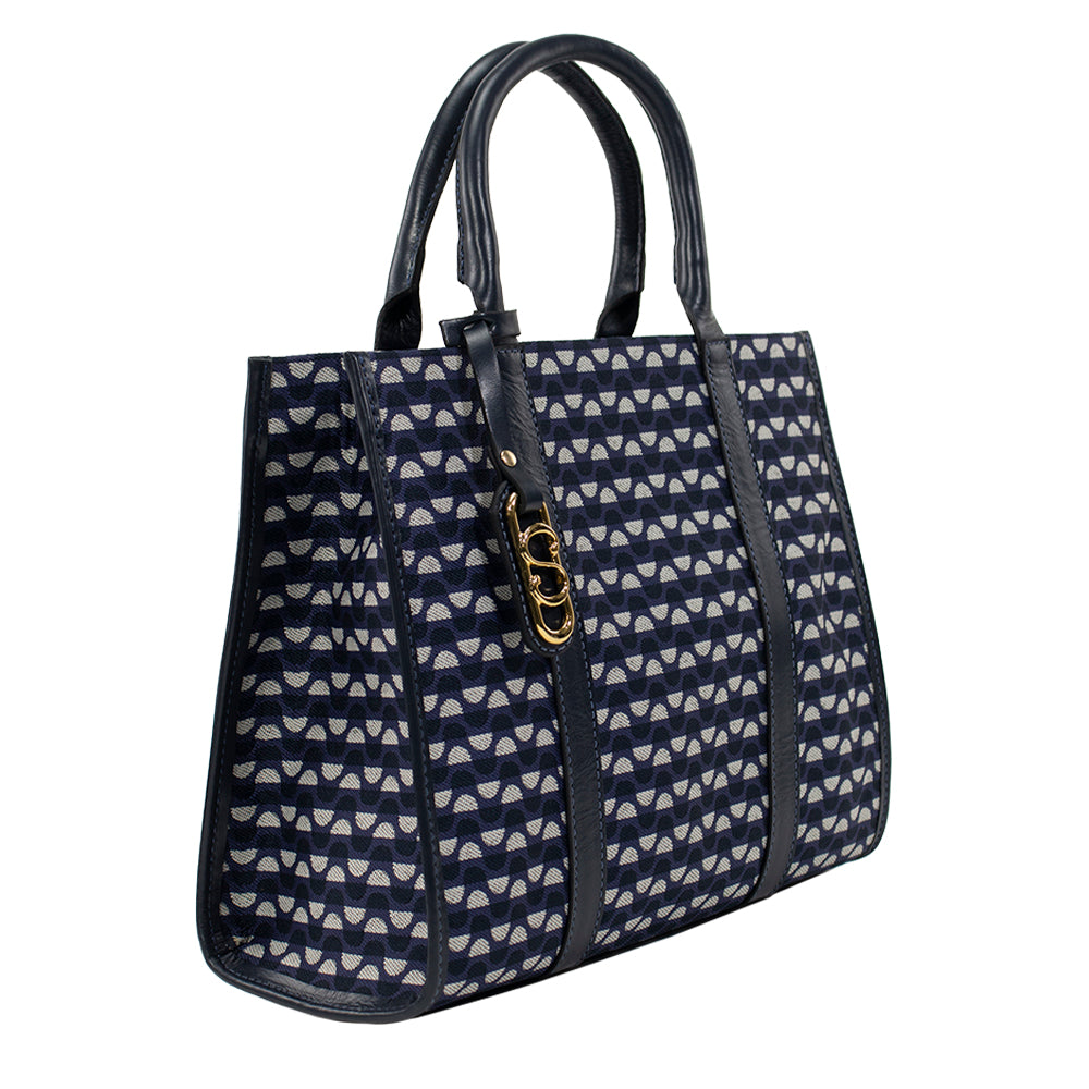 Bolsa Tote Mileide - Marinho/Onix