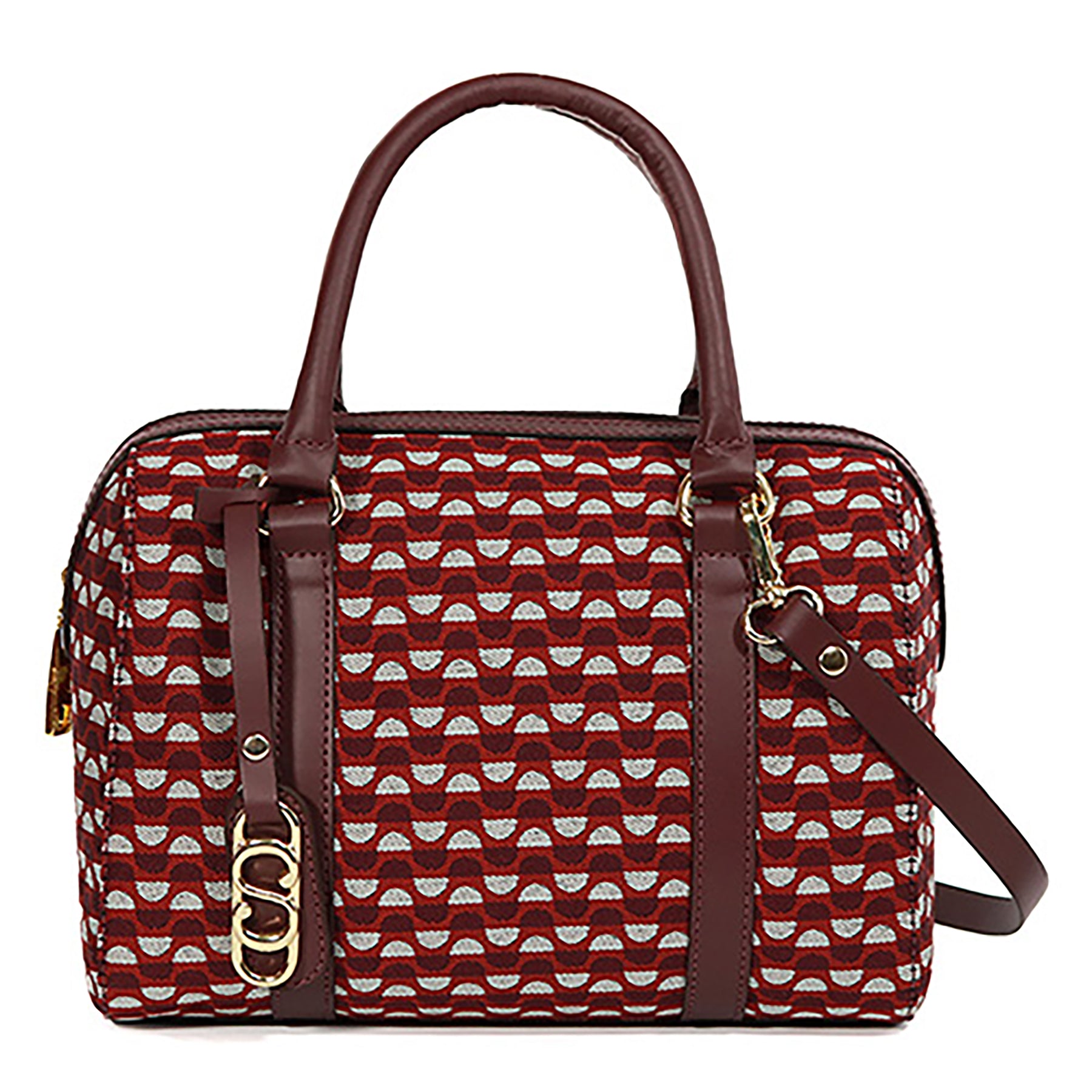 Kit: 02 Bolsas Tote Mileide Bordo-Bordo