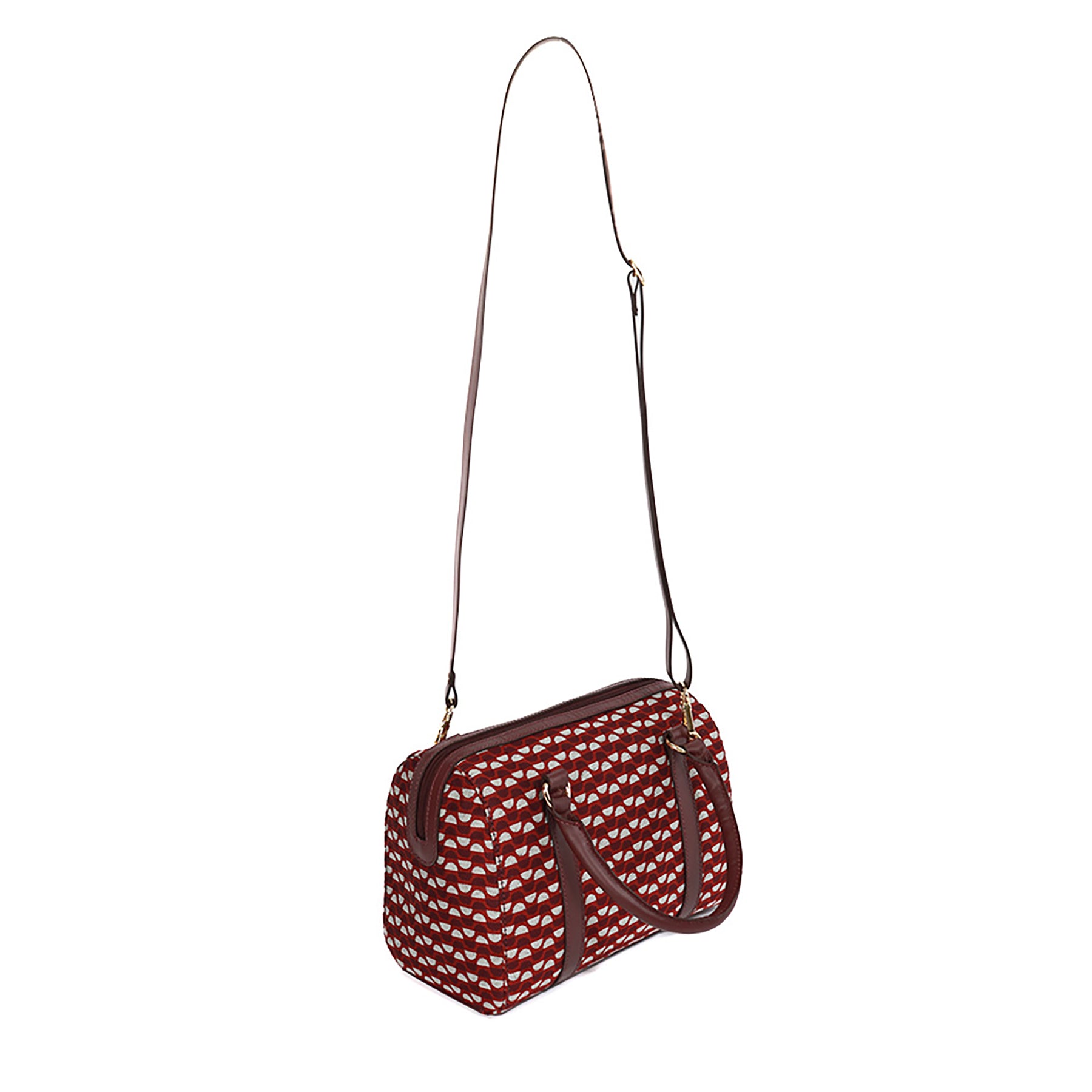 Kit: 02 Bolsas Tote Mileide Bordo-Bordo