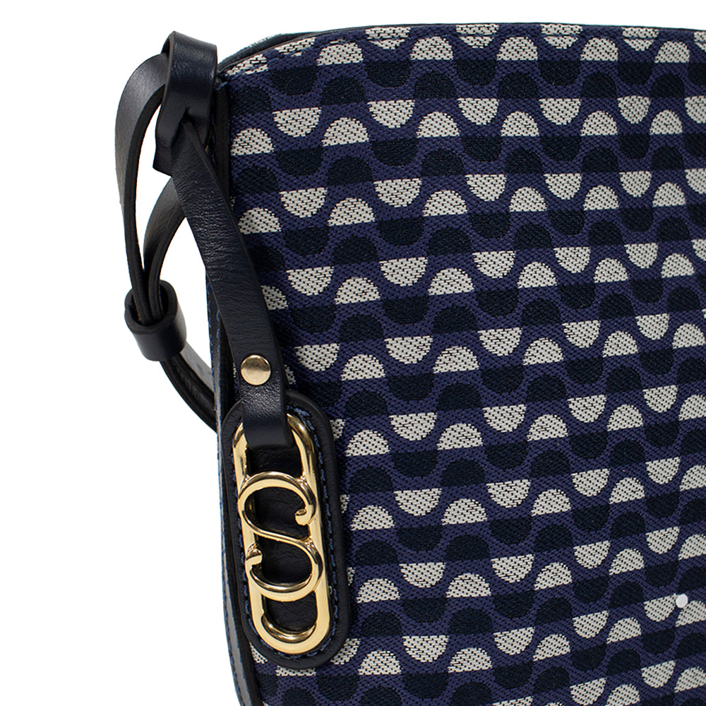 Bolsa Crossbody Mileide - Marinho/Onix
