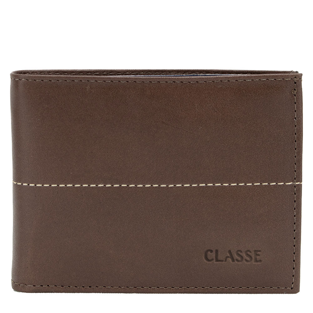 Carteira Masculina de Couro Slim