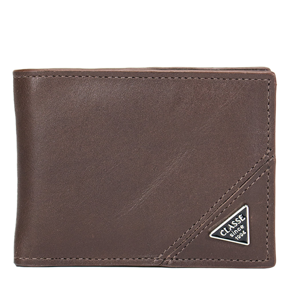 Carteira de Couro Masculina com Metal Exclusivo - Prisma