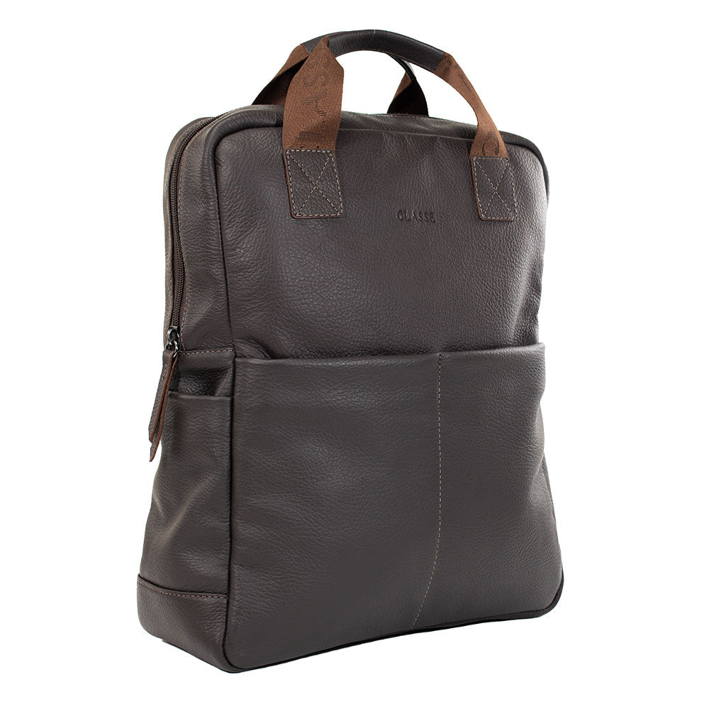 Mochila de Couro Masculina - Adventure 3 em 1 - Café