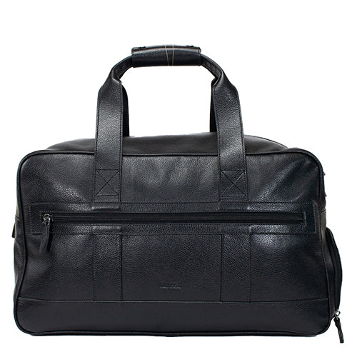 Bolsa de Couro Grande Masculina Adventure - Preto
