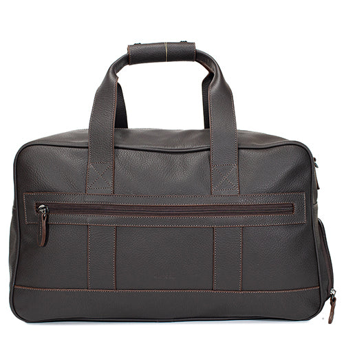 Bolsa de Couro Grande Masculina Adventure - Café