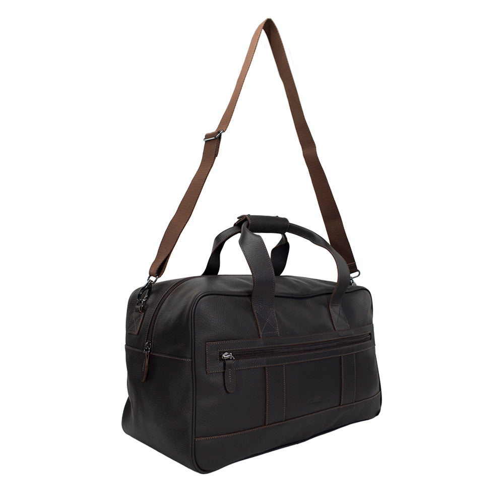 Bolsa de Couro Grande Masculina Adventure - Café